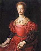Agnolo Bronzino Portrait of Lucrezia Pucci Panciatichi Spain oil painting artist
